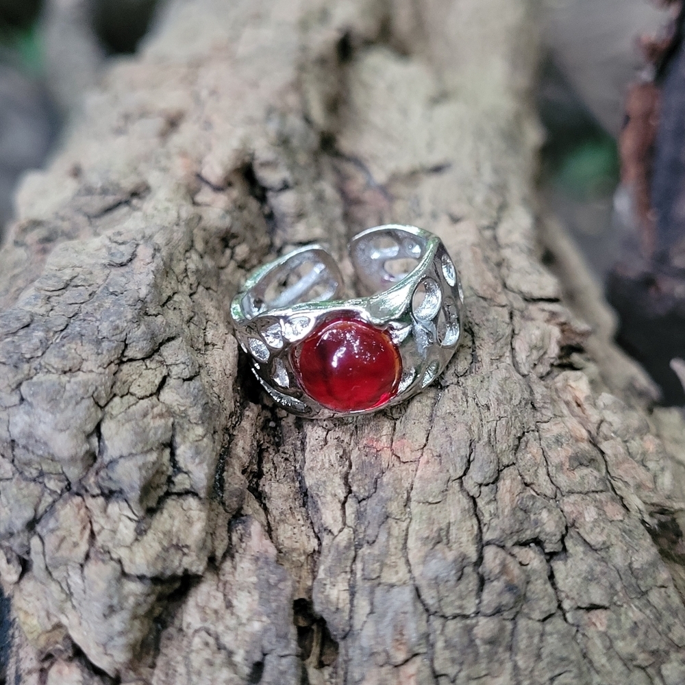 2 for $14! Silver Gem Ring NWOT
